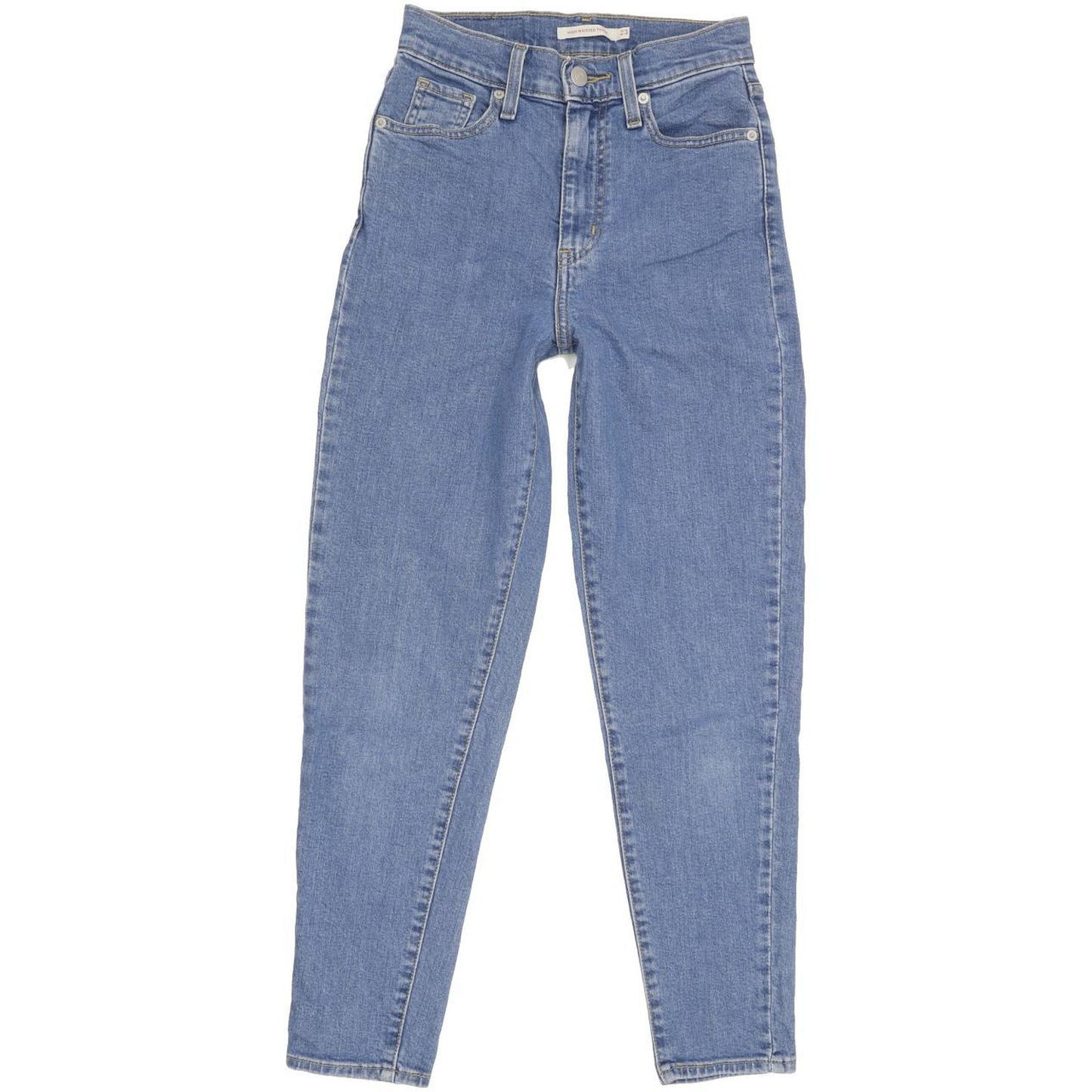 Levi's Blue Tapered Slim Stretch Jeans High Waisted W23 L26