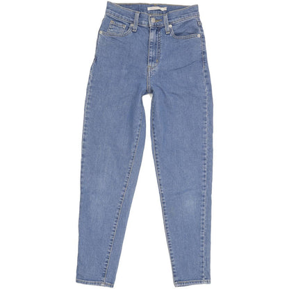 Levi's Blue Tapered Slim Stretch Jeans High Waisted W23 L26