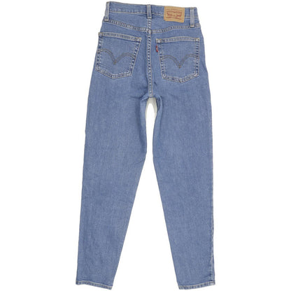 Levi's Blue Tapered Slim Stretch Jeans High Waisted W23 L26