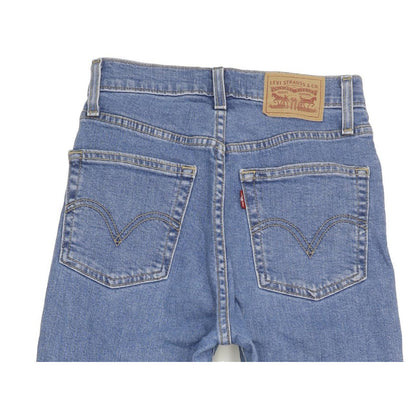 Levi's Blue Tapered Slim Stretch Jeans High Waisted W23 L26