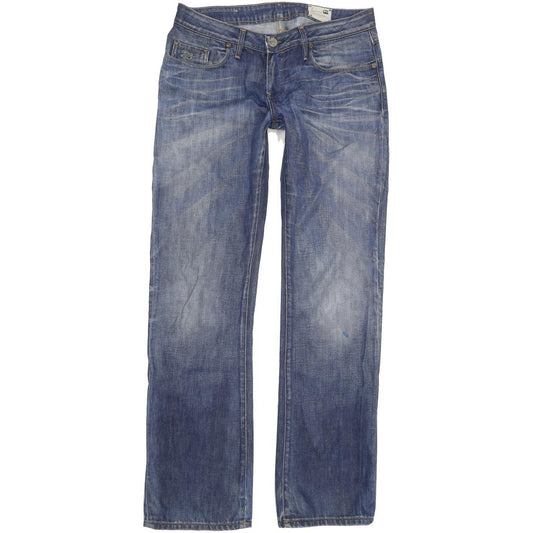 G-Star Men Blue Straight Slim Jeans W29 L32