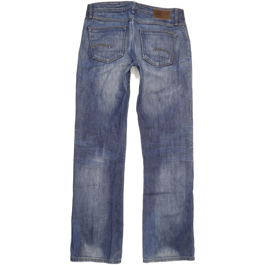 G-Star Men Blue Straight Slim Jeans W29 L32