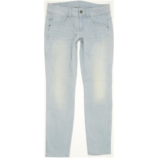 G-Star Lynn Mid Women Blue Skinny Slim Stretch Jeans W29 L30