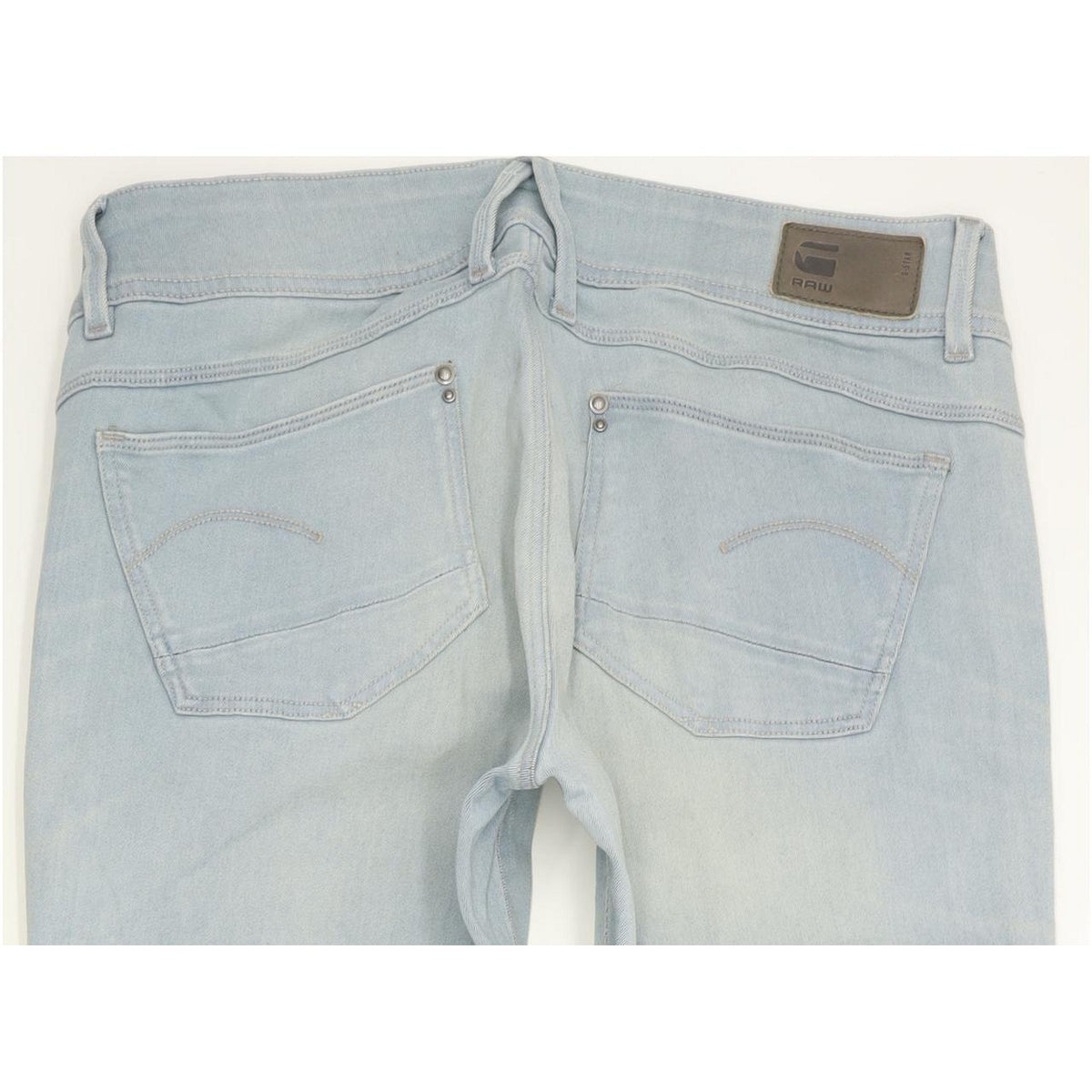 G-Star Lynn Mid Women Blue Skinny Slim Stretch Jeans W29 L30