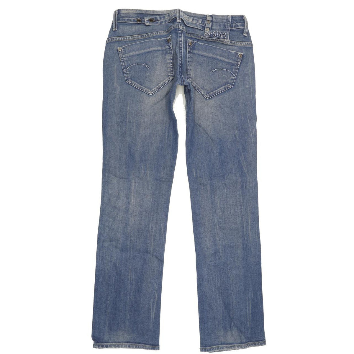 G-Star Midge Women Blue Straight Slim Stretch Jeans W30 L31