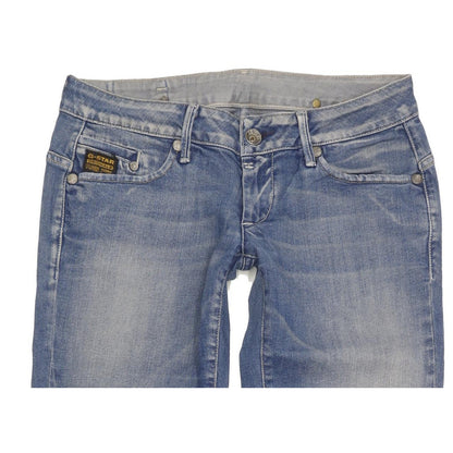G-Star Midge Women Blue Straight Slim Stretch Jeans W30 L31