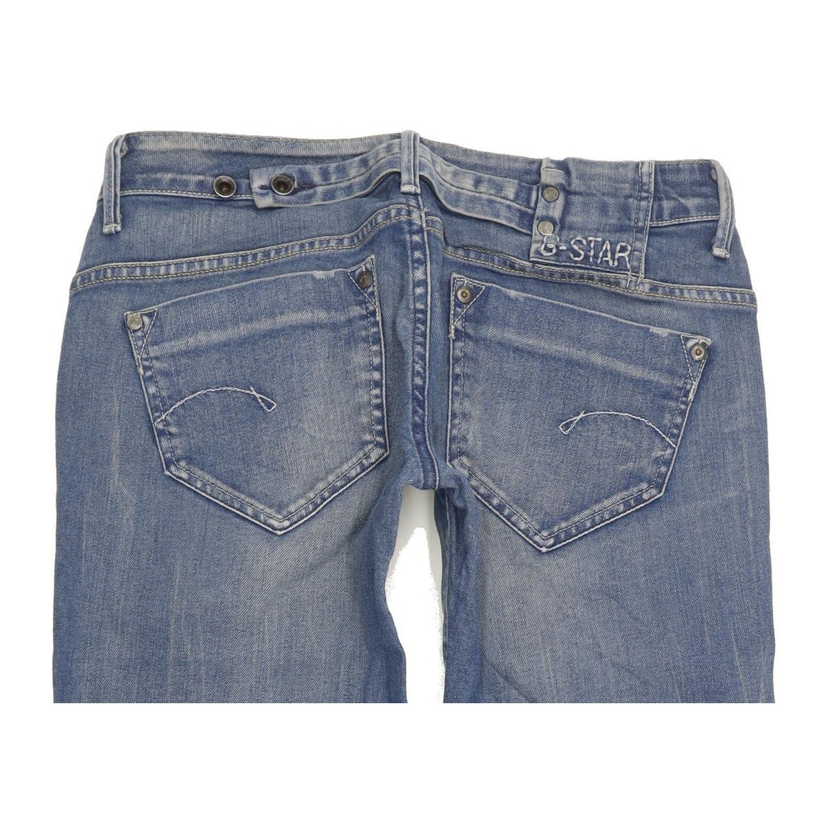 G-Star Midge Women Blue Straight Slim Stretch Jeans W30 L31