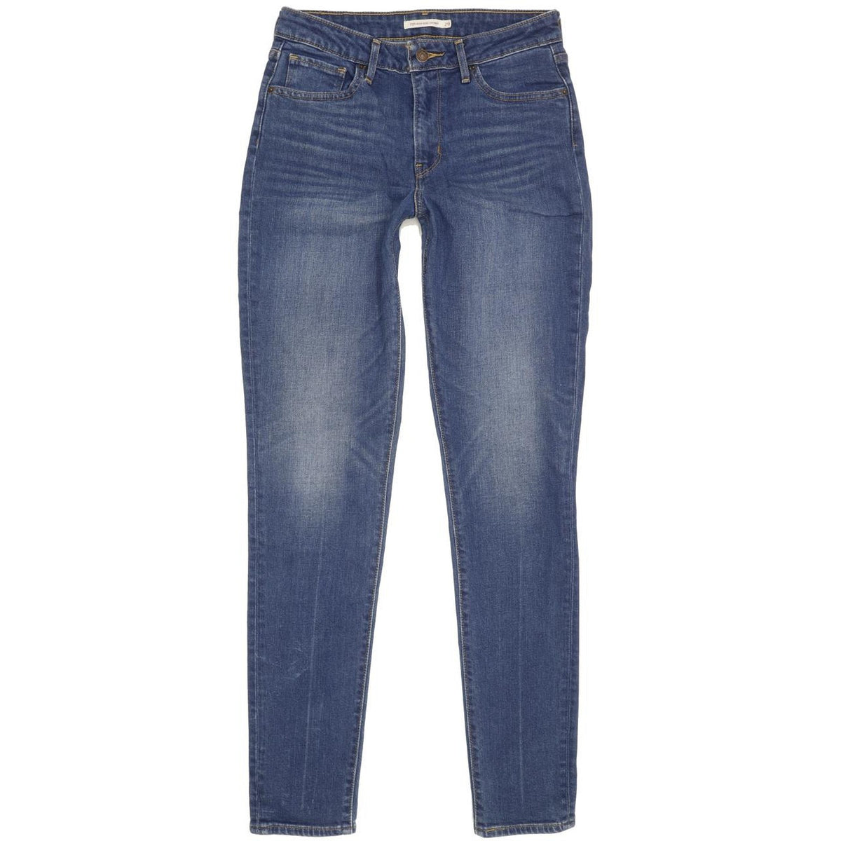 Levi's 721 Women Blue Skinny Slim Stretch Jeans W29 L32