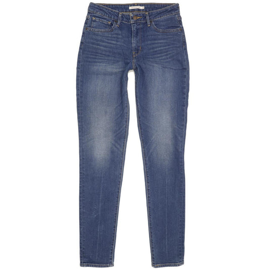 Levi's 721 Women Blue Skinny Slim Stretch Jeans W29 L32