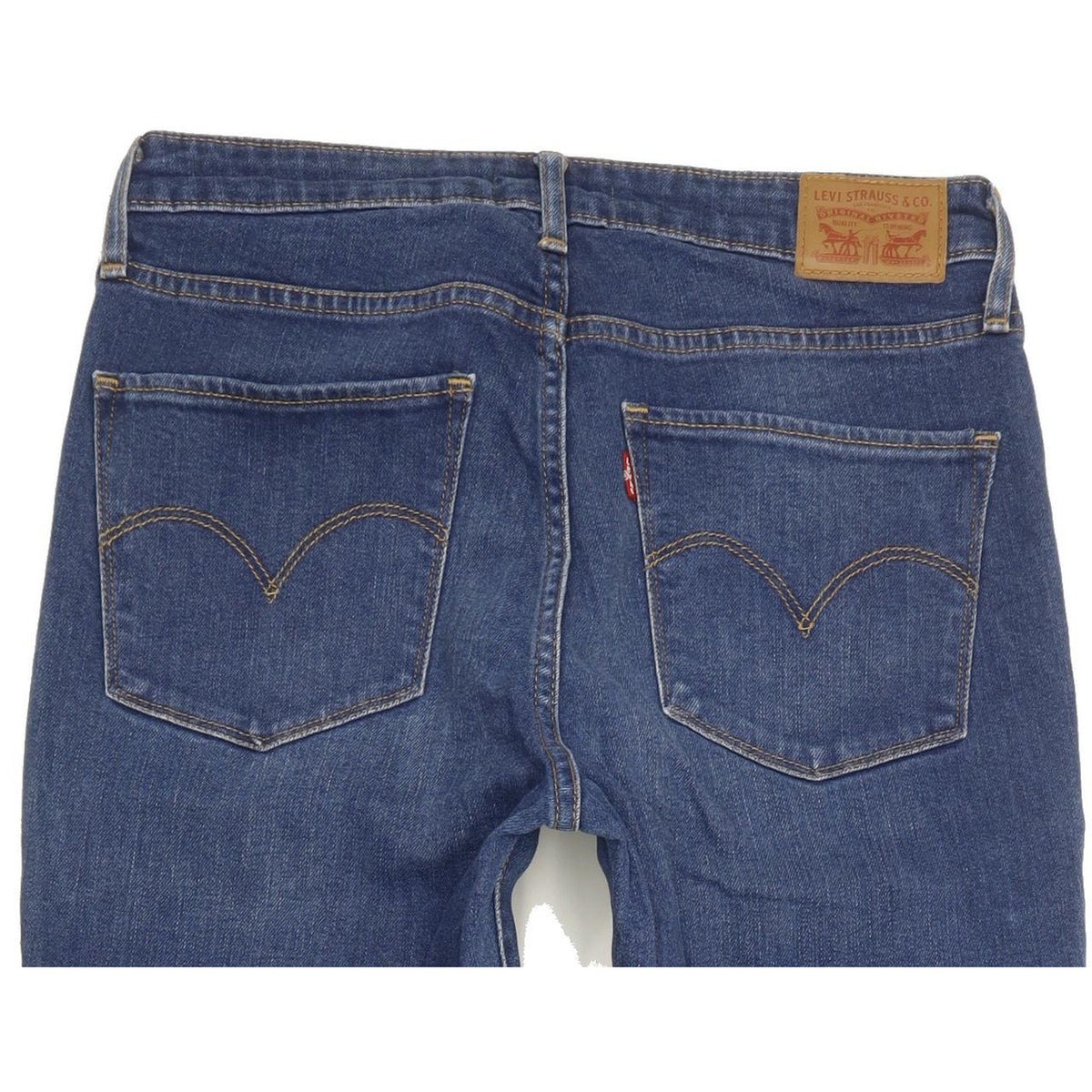 Levi's 721 Women Blue Skinny Slim Stretch Jeans W29 L32