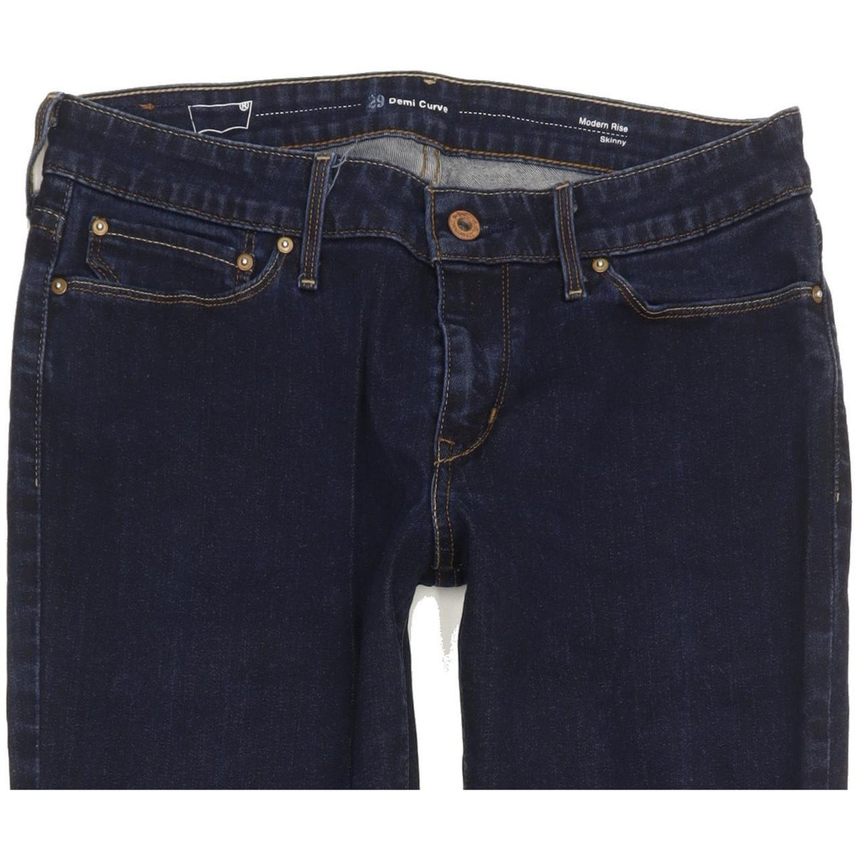 Levi's Demi Curve Women Navy Skinny Slim Stretch Jeans W29 L31