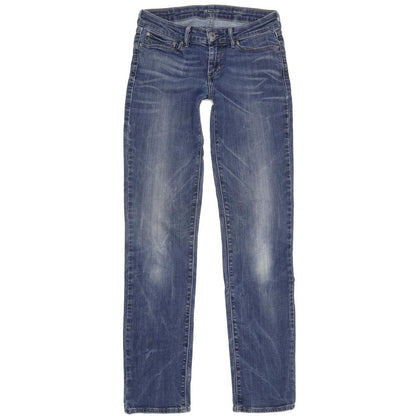 Levi's Demi Curve Women Blue Straight Slim Stretch Jeans W28 L33