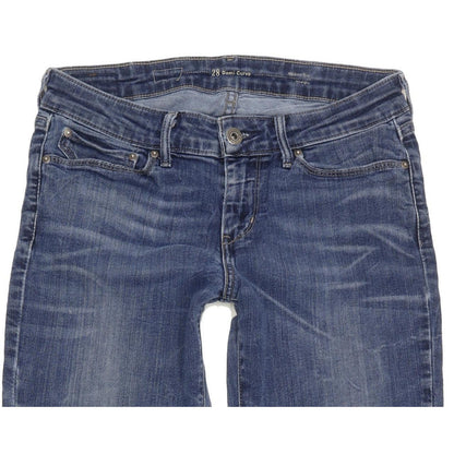 Levi's Demi Curve Women Blue Straight Slim Stretch Jeans W28 L33
