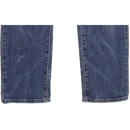 Levi's Demi Curve Women Blue Straight Slim Stretch Jeans W28 L33
