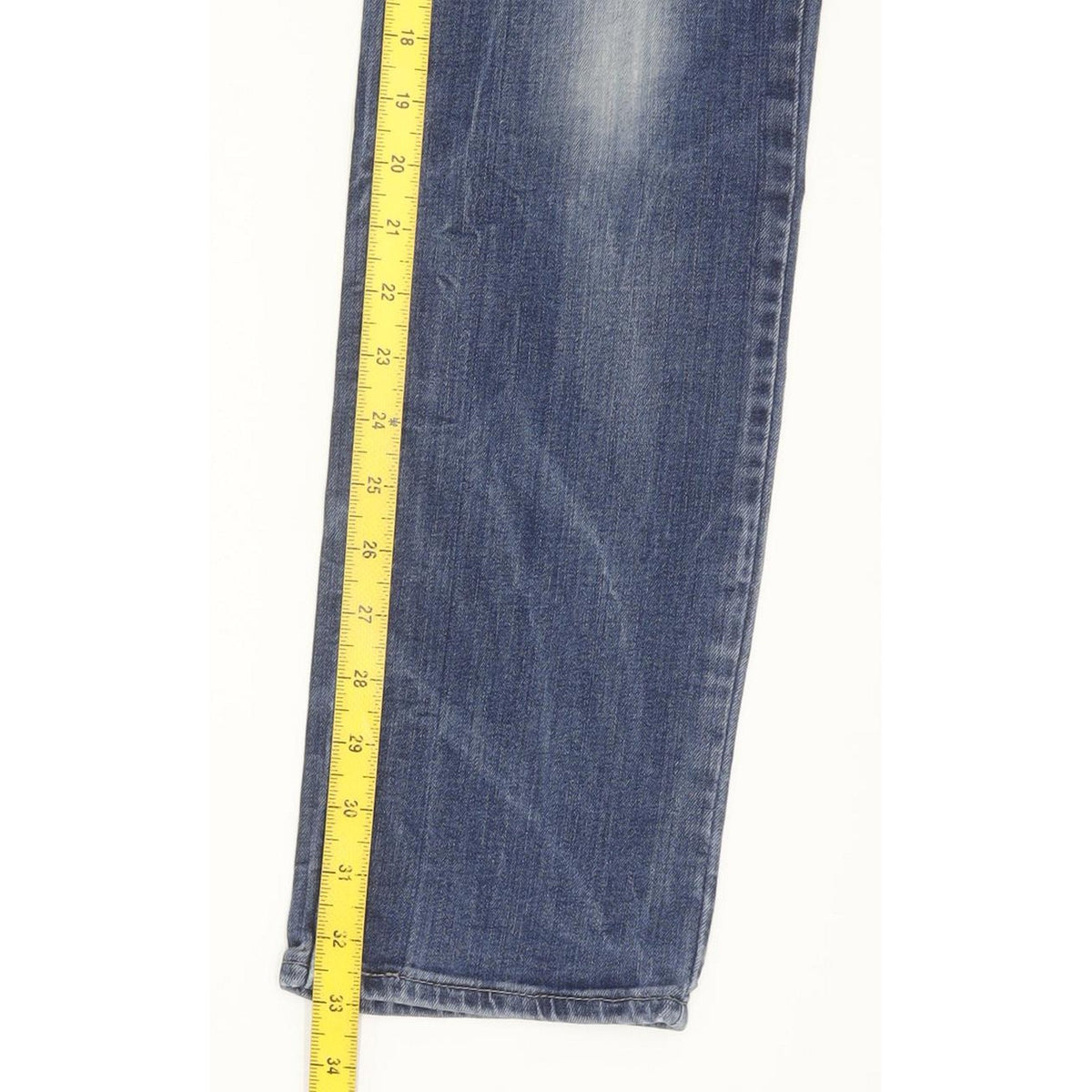 Levi's Demi Curve Women Blue Straight Slim Stretch Jeans W28 L33