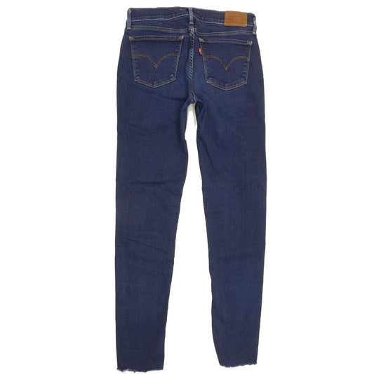 Levi's 710 Super Women Blue Skinny Slim Stretch Jeans W28 L32