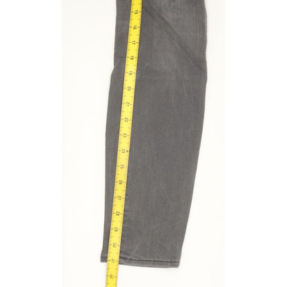 G-Star Lynn Zip Women Grey Skinny Slim Stretch Jeans W24 L31