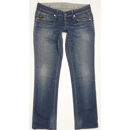 G-Star Midge Women Blue Straight Slim Stretch Jeans W31 L31