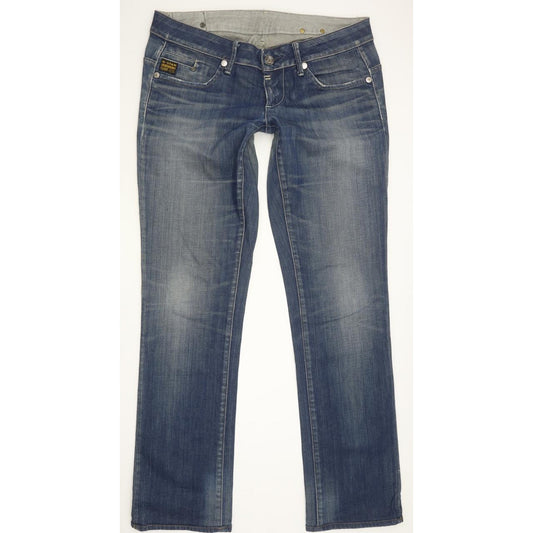 G-Star Midge Women Blue Straight Slim Stretch Jeans W31 L31