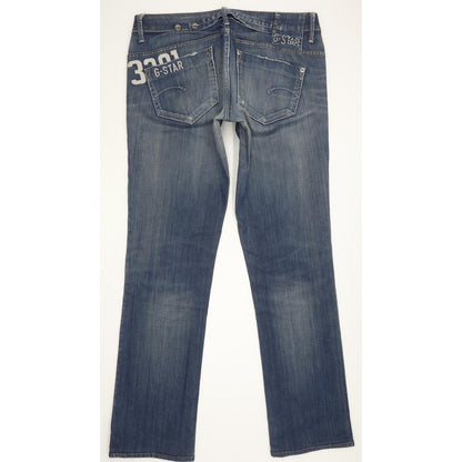 G-Star Midge Women Blue Straight Slim Stretch Jeans W31 L31
