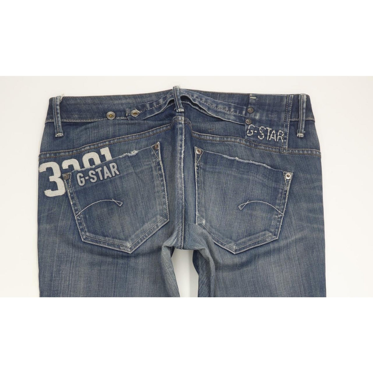 G-Star Midge Women Blue Straight Slim Stretch Jeans W31 L31