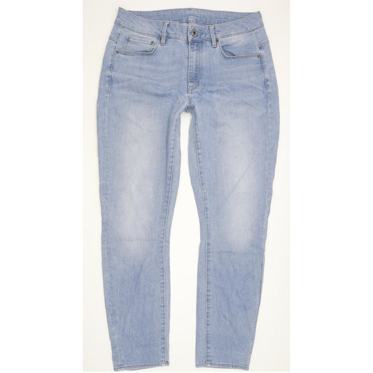 G-Star 3301 Women Blue Skinny Slim Stretch Jeans W30 L28