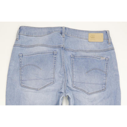 G-Star 3301 Women Blue Skinny Slim Stretch Jeans W30 L28