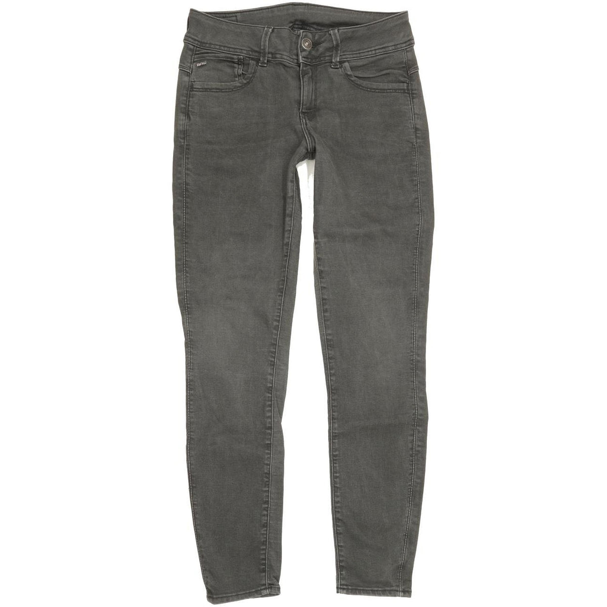 G-Star Lynn Mid Women Khaki Skinny Slim Stretch Jeans W30 L30