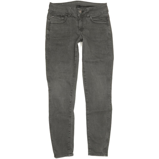 G-Star Lynn Mid Women Khaki Skinny Slim Stretch Jeans W30 L30