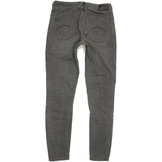 G-Star Lynn Mid Women Khaki Skinny Slim Stretch Jeans W30 L30