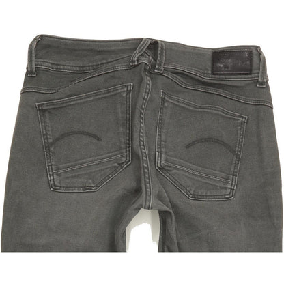 G-Star Lynn Mid Women Khaki Skinny Slim Stretch Jeans W30 L30