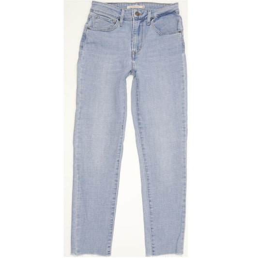 Levi's 721 Women Blue Skinny Slim Stretch Jeans W28 L26