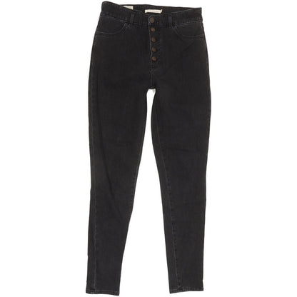 Levi's Mile Black Skinny Slim Stretch Jeans High Waisted W29 L29