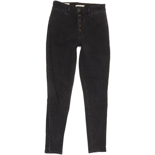 Levi's Mile Black Skinny Slim Stretch Jeans High Waisted W29 L29