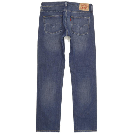 Levi's 511 Men Blue Straight Slim Stretch Jeans W34 L33