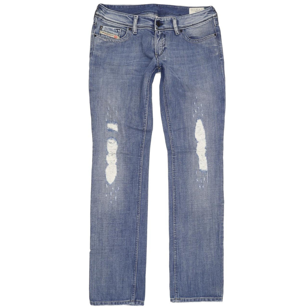 Diesel Lowky 008AR Women Blue Straight Slim Jeans W30 L32