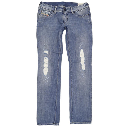 Diesel Lowky 008AR Women Blue Straight Slim Jeans W30 L32