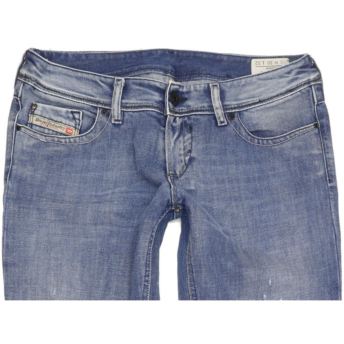 Diesel Lowky 008AR Women Blue Straight Slim Jeans W30 L32