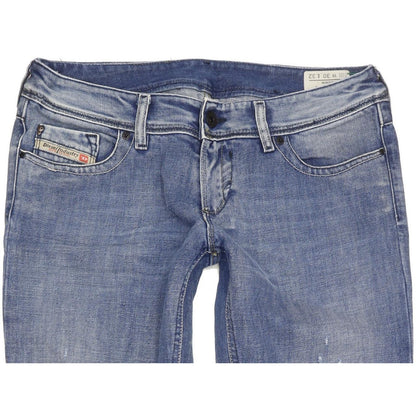 Diesel Lowky 008AR Women Blue Straight Slim Jeans W30 L32