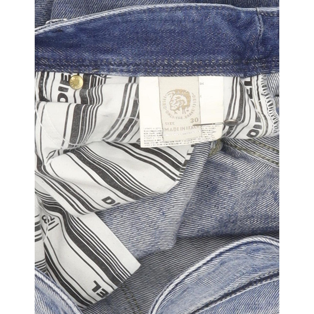 Diesel Lowky 008AR Women Blue Straight Slim Jeans W30 L32