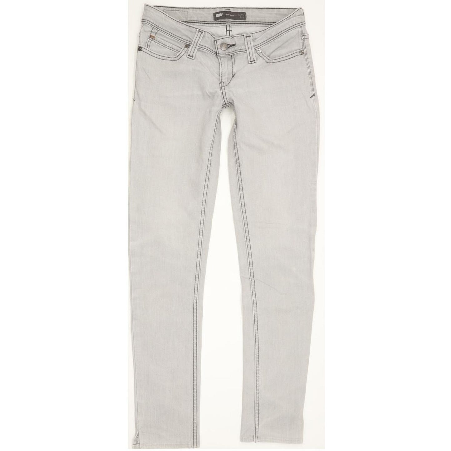 Levi's Demi Curve Women Grey Skinny Slim Stretch Jeans W25 L29