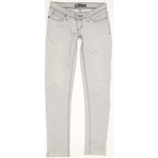 Levi's Demi Curve Women Grey Skinny Slim Stretch Jeans W25 L29