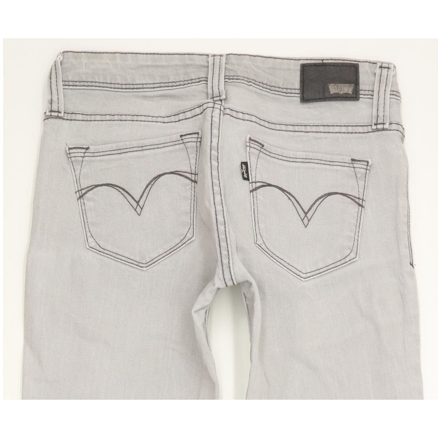 Levi's Demi Curve Women Grey Skinny Slim Stretch Jeans W25 L29