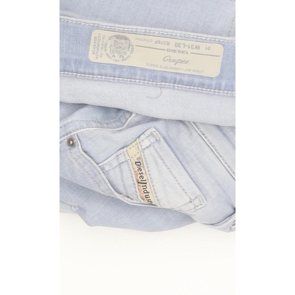 Diesel Grupee R376F Women Blue Skinny Slim Stretch Jeans W31 L31