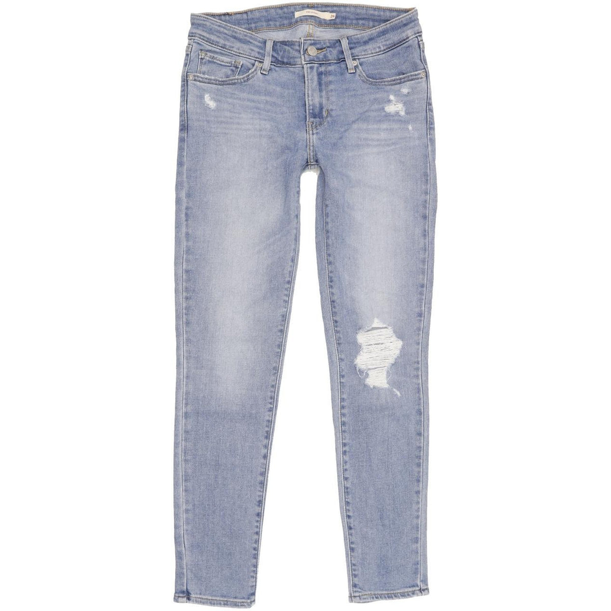 Levi's 711 Women Blue Skinny Slim Stretch Jeans W26 L27