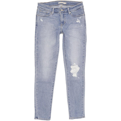 Levi's 711 Women Blue Skinny Slim Stretch Jeans W26 L27