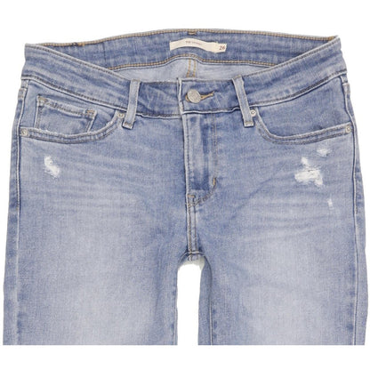 Levi's 711 Women Blue Skinny Slim Stretch Jeans W26 L27