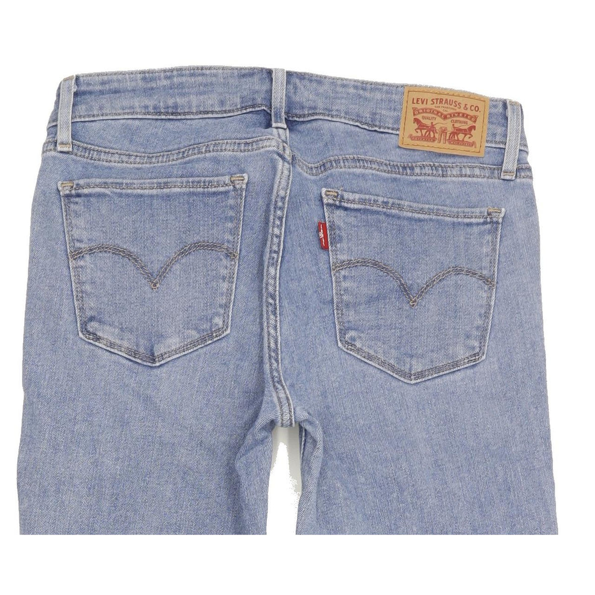 Levi's 711 Women Blue Skinny Slim Stretch Jeans W26 L27