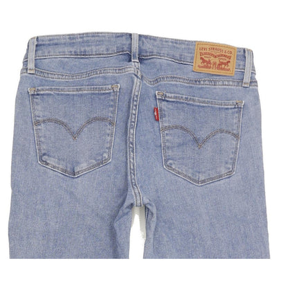 Levi's 711 Women Blue Skinny Slim Stretch Jeans W26 L27
