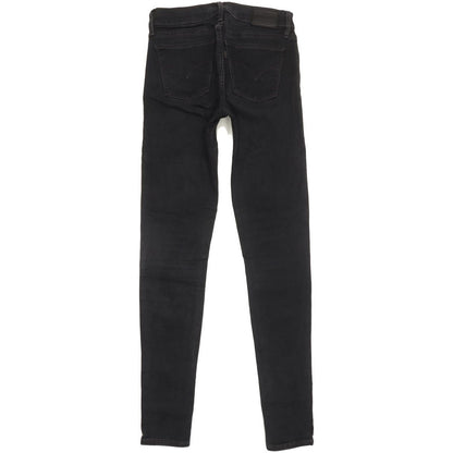 Levi's 710 Super Women Black Skinny Slim Stretch Jeans W25 L30